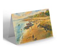 GREETING CARD - West Beach, Clacton-on-Sea (c) - Vintage Art Style