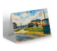 GREETING CARD - Westway, Hangleton - Vintage Art Style