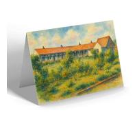 GREETING CARD - White Haven Holiday Estate, Ingoldmells b - Vintage Art Style