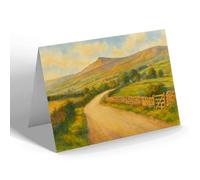 GREETING CARD - Wild Boar Fell, Mallerstang - Vintage Art Style