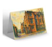 GREETING CARD - Winchester House School, Brackley - Vintage Art Style
