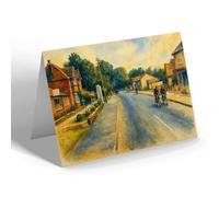 GREETING CARD - Winchester Road, Chandlers Ford - Vintage Art Style