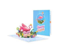 Greeting Card with Layered Cake Design & Message Space Birthday Foldable Design Layered Customizable Creative Party Greetings for Messages Paper Craft Nature Inspired Craft Party Art