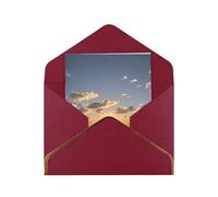 Greeting Cards 17.5 X 11.5 Cm Blank Note Cards Beach Sunrise Greeting Card Folding Blank Greeting Note Cards With Envelopes Thank Of You Card Blank Card For All Occasions