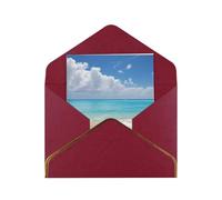 Greeting Cards 17.5 X 11.5 Cm Blank Note Cards Beach View Greeting Card Folding Blank Greeting Note Cards With Envelopes Thank Of You Card Blank Card For All Occasions