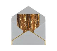 Greeting Cards 17.5 X 11.5 Cm Blank Note Cards Gold Sequin Sparkle Greeting Card Folding Blank Greeting Note Cards With Envelopes Thank Of You Card Blank Card For All Occasions