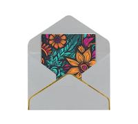 Greeting Cards 17.5 X 11.5 Cm Blank Note Cards Neon Colors Pattern Greeting Card Folding Blank Greeting Note Cards With Envelopes Thank Of You Card Blank Card For All Occasions