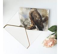 Greeting Cards 6" Ã- 4" Thank You Card Hawk Sitting in The Tree Blank Card for Birthday Thinking of you cards for All Occasions