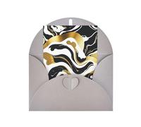 Greeting Cards Blank Note Cards 10 X 15 Cm Black White Gold Foil Marble Greeting Card Folding Blank Greeting Note Cards With Envelopes Thank Of You Card Blank Card For All Occasions