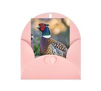 Greeting Cards Blank Note Cards 10 X 15 Cm Pheasants Animals Greeting Card Folding Blank Greeting Note Cards With Envelopes Thank Of You Card Blank Card For All Occasions