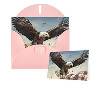 Greeting Cards Blank Note Cards with Envelopes 6"×4" An eagle flies over Greeting Card Folding Blank Greeting Note Cards Thank of You Card Blank Card for Holiday All Occasions