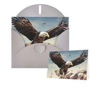 Greeting Cards Blank Note Cards with Envelopes 6"×4" An eagle flies over Greeting Card Folding Blank Greeting Note Cards Thank of You Card Blank Card for Holiday All Occasions