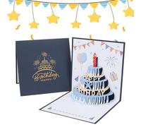 Greeting Cards | Card with Music and Lights, Souvenir Card Party Ornament for All the Family