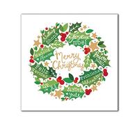 Greeting Cards for Everyone Christmas Card Pack of 8 Wreath British Heart Foundation Charity Christmas Cards Xmas Cards 556966