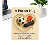 Greeting Cards | Heart Shaped Memorial Card - Greeting Card For Encouragement | For Travel, Work, Outdoor & Outdoor Activities, School, Men, Women, Boys and