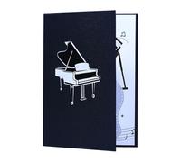 Greeting Cards | Musical Piano Design | Fun Celebration Card - perfect for birthdays and special occasions Paper Pop Up Card Collection | Unique Birthday and Graduation Cards | Foldable