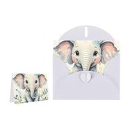 Greeting Cards with Envelopes, Blank Note Cards for All Occasions and Gifts | Elephant Watercolor Note Cards Blank Inside For Writing Personal Messages Birthdays Weddings And Special Occasions 4x6 In