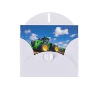 Greeting Cards with Envelopes, Tractor farm Print Thank You Cards Blank Notefor All Occasions Holiday