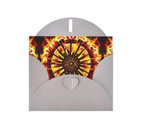 Greeting Cards with Envelopes, Turning the flame Print Blank Cards DIY Note for Christmas Birthday Thank You
