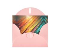 Greeting Cards with Envelopes, Vibrant Rainbow Stripe Print Thank You Cards Blank Notefor All Occasions Holiday