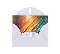Greeting Cards with Envelopes, Vibrant Rainbow Stripe Print Thank You Cards Blank Notefor All Occasions Holiday
