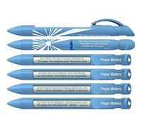 Greeting Pen Rotating Message Prayer Matters - Lord's Prayer Scripture Pen 6 Pack (36032)