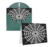 Greeting Spider Web Blank Greetings Card With Envelopes Thank You Cards Note Cards All Occasion Cards For Christmas Holidays Birthday Graduation Anniversaries 4'' X 6''