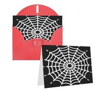 Greeting Spider Web Blank Greetings Card With Envelopes Thank You Cards Note Cards All Occasion Cards For Christmas Holidays Birthday Graduation Anniversaries 4'' X 6''