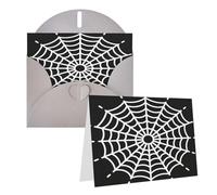 Greeting Spider Web Blank Greetings Card With Envelopes Thank You Cards Note Cards All Occasion Cards For Christmas Holidays Birthday Graduation Anniversaries 4'' X 6''