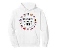 Greetings Around the World - Say Hello in all Languages Pullover Hoodie