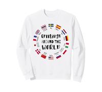 Greetings Around the World - Say Hello in all Languages Sweatshirt