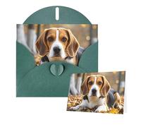Greetings Card 6" Ã- 4" Cute Beagle Blank Cards for All Occasions Thank You Cards with Envelopes Assorted Birthday Card Thinking of you cards for Wedding