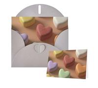 Greetings Card 6" Ã- 4" Heart Shaped Candy Blank Cards for All Occasions Thank You Cards with Envelopes Assorted Birthday Card Thinking of you cards for Wedding