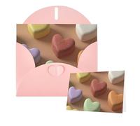 Greetings Card 6" Ã- 4" Heart Shaped Candy Blank Cards for All Occasions Thank You Cards with Envelopes Assorted Birthday Card Thinking of you cards for Wedding