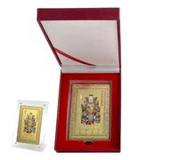 Greetings Card for the Chinese Spring Festival - Collectible Copper as a Keepsake | Spiritual Protection Card - Happiness and Success, for Your Bag, Travel, Holiday, and Decoration