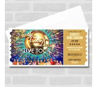 Greetings Card - Strictly Come Dancing Live Tour Personalised Gift Voucher Surprise Ticket | Custom Greetings Card | Surprise Reveal Voucher Spoof Ticket