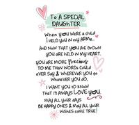 Greetings Card - To A Special Daughter