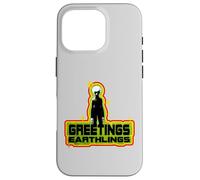 Greetings Earthlings Vintage Space Alien Case for iPhone 16 Pro
