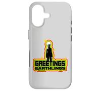 Greetings Earthlings Vintage Space Alien Case for iPhone 17