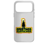 Greetings Earthlings Vintage Space Alien Case for iPhone 17 Pro Max