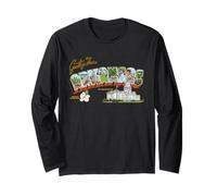 Greetings from Arkansas Retro Postcard Long Sleeve T-Shirt