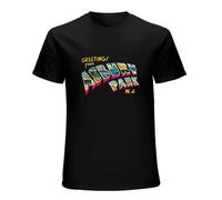 Greetings from Asbury Park N.J. 70s Rock Retro Men T Shirt Black