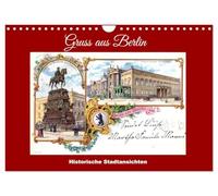 Greetings from Berlin - Historical city views UK-Version (Wall Calendar 2026 DIN A4 Landscape), CALVENDO 12 Month Wall Calendar