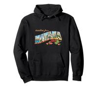 Greetings From Havana Cuba Postcard Pullover Hoodie
