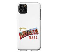 Greetings From Plymouth Mass Postcard Case for iPhone 11 Pro Max