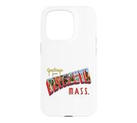 Greetings From Plymouth Mass Postcard Case for iPhone 15 Pro