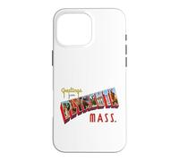 Greetings From Plymouth Mass Postcard Case for iPhone 16 Pro Max