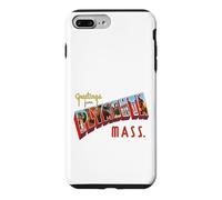 Greetings From Plymouth Mass Postcard Case for iPhone 7 Plus/8 Plus