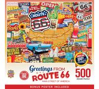 Greetings From Route 66 550pc Puzzle + Bonus Poster (mpc)