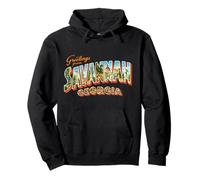 Greetings From Savannah Georgia Pullover Hoodie